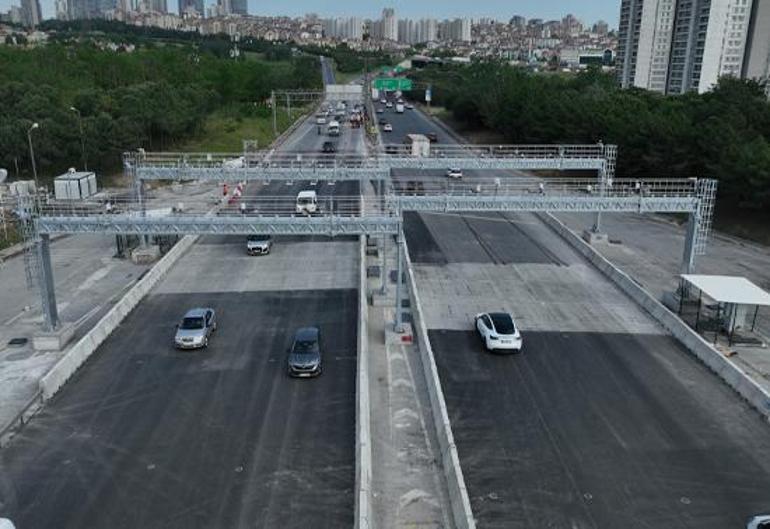 Avrupa Otoyolu Avcılar Gişelerinde Serbest Geçiş Sistemi devrede