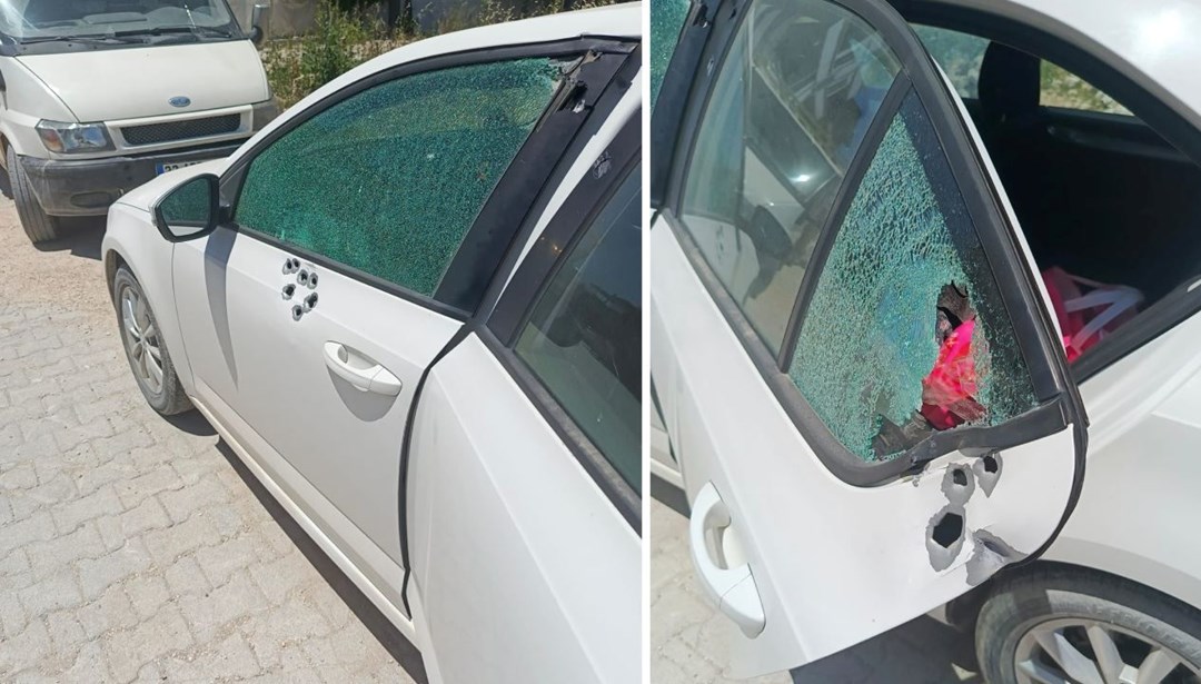 Hatay’da iş insanının otomobiline silahlı saldırı