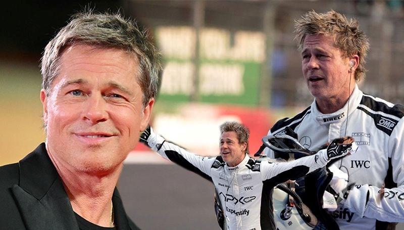 Brad Pitt Formula 1 pilotu oldu: Gerçek pistlerde çekim yaptılar