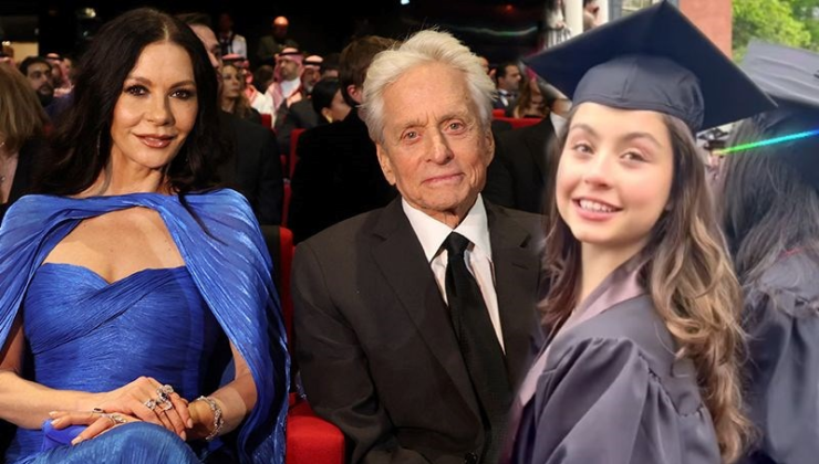 Catherine Zeta-Jones ile Michael Douglas’ın gurur günü: Tek kelimeyle en iyisi
