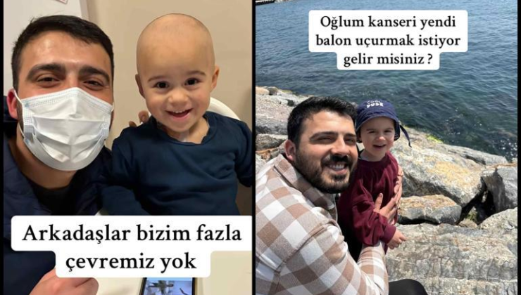 Kanseri yenen küçük Asaf’ın balonları gökyüzünde! "Bizim fazla çevremiz yok" diye seslenen babanın çağrısını duyan binlerce vatandaş akın etti…