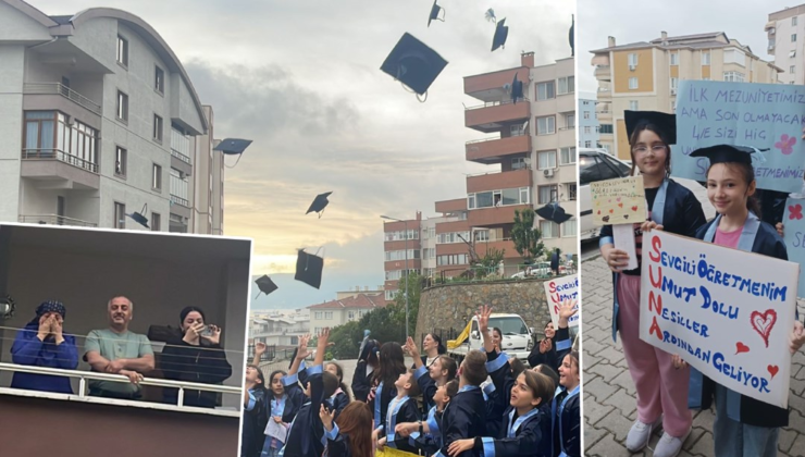 Öğrencilerinden Suna öğretmeni ağlatan sürpriz