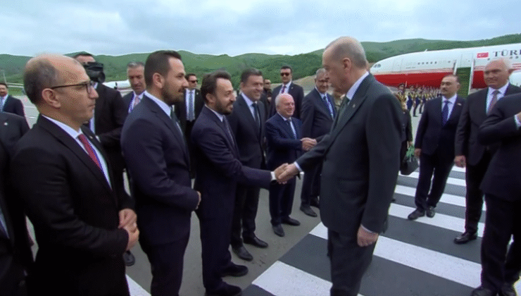 SON DAKİKA… Cumhurbaşkanı Erdoğan, Azerbaycan'da! Tarihi açılışla ilgili tüm detaylar