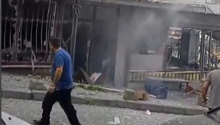 Güngören’de iş yerinde korkutan patlama