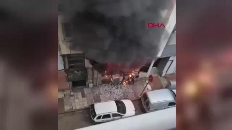 Manisa’da oyun salonunda yangın