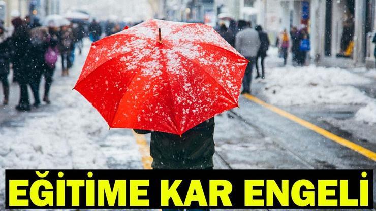 TEKİRDAĞ, BURSA, KAYSERİ’DE OKULLAR TATİL Mİ? 12 Ocak kar tatili edilen okullar listesi! SON DAKİKA VALİLİK AÇIKLAMALARI!