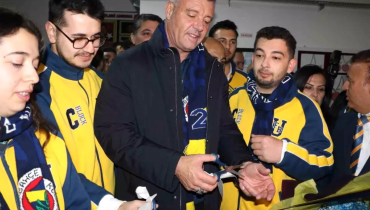 Fenerbahçe Başkanı Saran, Alanya'da kütüphane açılışına katıldı
