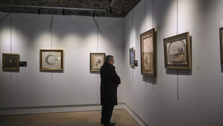 Şehit ve gazi ailelerinin eserleri "Sanatla Yaşam Sergisi"nde buluştu