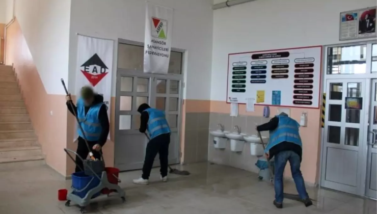 Ara tatilde okulların bakımlarını yükümlüler yapıyor