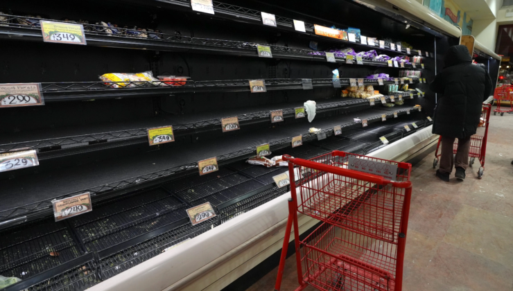 ABD’yi etkisi altına alacak dondurucu soğuklar öncesi raflar boşaldı