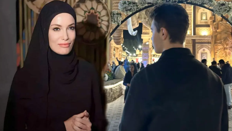 Gamze Özçelik’in oğlu Murathan 16 yaşında. "Seni tarifsiz seviyorum"