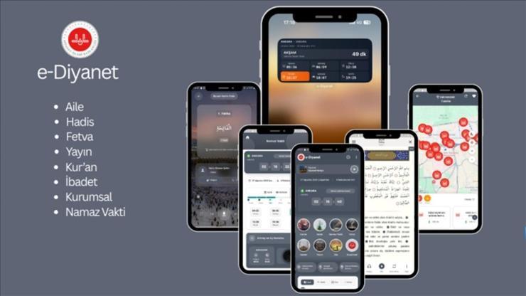 e-Diyanet uygulaması 882 bin kullanıcıya ulaştı