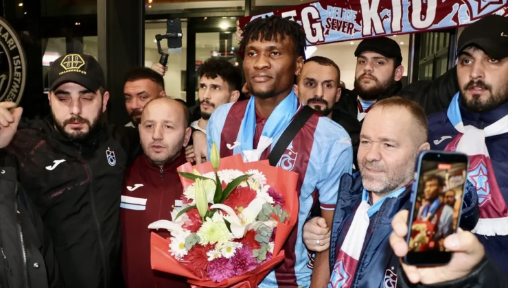 Trabzonspor'un anlaşmaya vardığı Chibuike Nwaiwu, Trabzon'a geldi