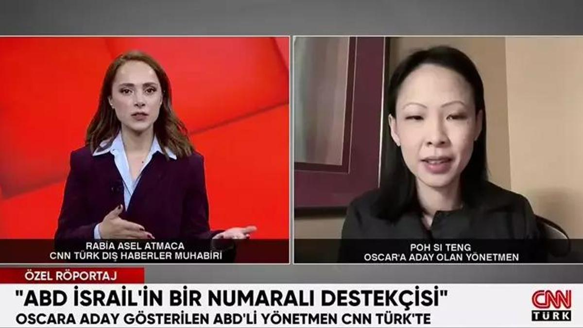 Oscar Adayı Yönetmen Poh Si Teng, CNN Türk'e Konuştu! "Gazze'deki Yıkım ABD Olmadan Mümkün Olamaz" Kübra Ünlü yazdı…
