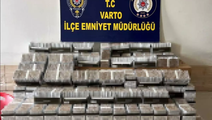 Muş'ta kaçak sigara operasyonu: Bin 766 paket ve 35 bin makaron ele geçirildi