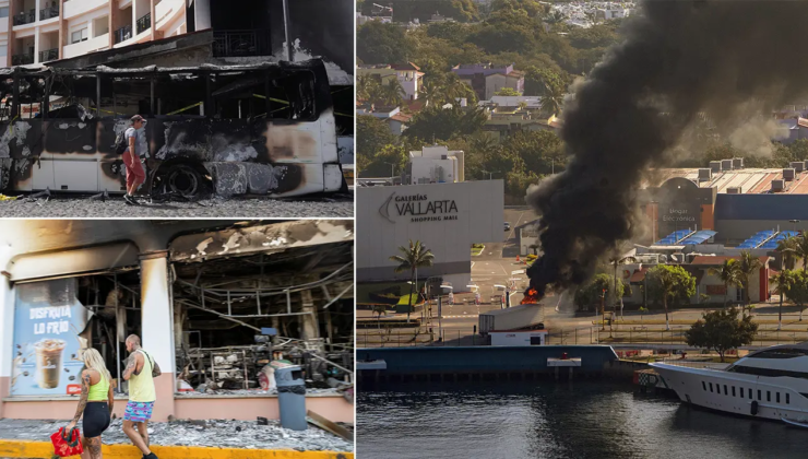 Meksika’da sokaklar savaş alanına döndü. Askeri yığınak büyüyor