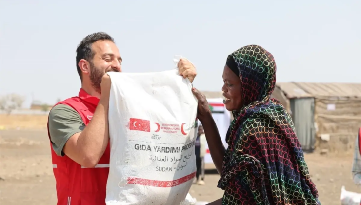 Türk Kızılaydan Sudan'ın Gadarif eyaletindeki yerinden edilmişlere ramazan desteği