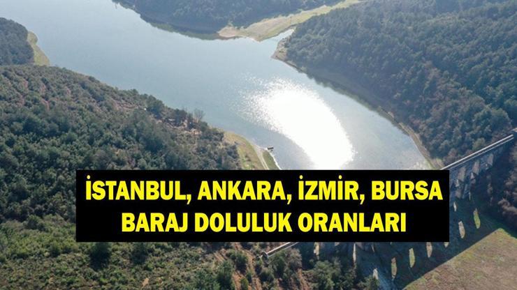 BARAJ DOLULUK ORANLARI TAM LİSTE 29 MART: İstanbul, Ankara, İzmir, Bursa barajlarında son durum nedir? Tahtalı, Ömerli, Akyar barajları doluluk oranları