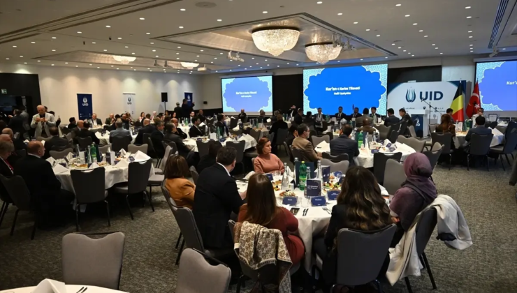 Uluslararası Demokratlar Birliği, Brüksel'de iftar programı düzenledi