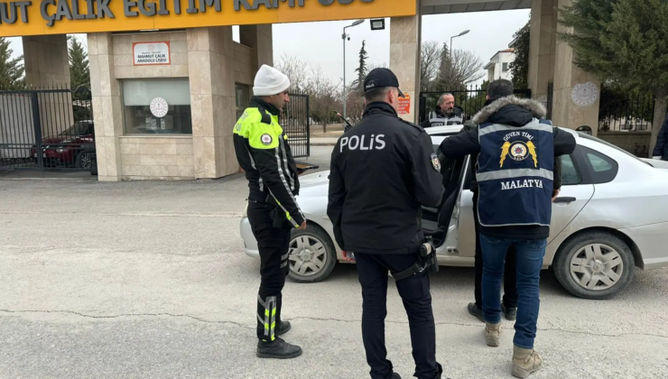 Malatya’da "Huzur 44" uygulaması. 37 araca para cezası