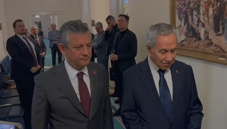 Özgür Özel'den Bülent Arınç'a ziyaret