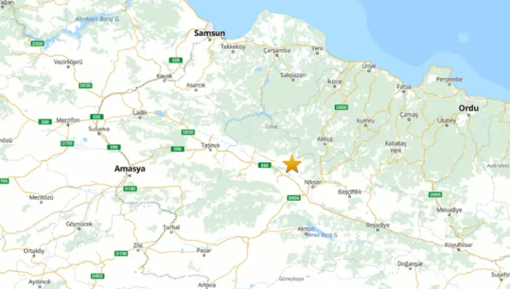 Tokat’ta 5.5 büyüklüğünde deprem anları