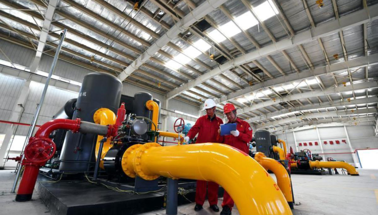 Çin'in En Büyük Kömür Yatağı Metanı Sahası Daning-Jixian Günlük Üretim Rekoru Kırdı