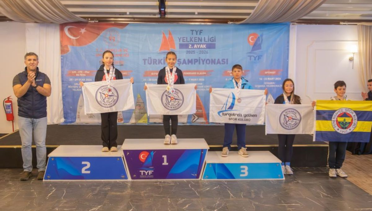 TYF Yelken Ligi 2'nci ayak Optimist Junior Türkiye Şampiyonası tamamlandı
