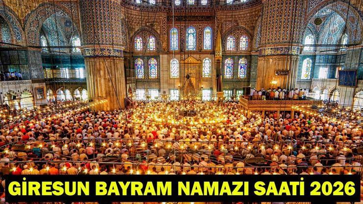 GİRESUN BAYRAM NAMAZI SAATİ 2026 – Ramazan Bayramı Namazı Ne Zaman ve Saat Kaçta Kılınacak? Diyanet Bayram Namazı Vakti