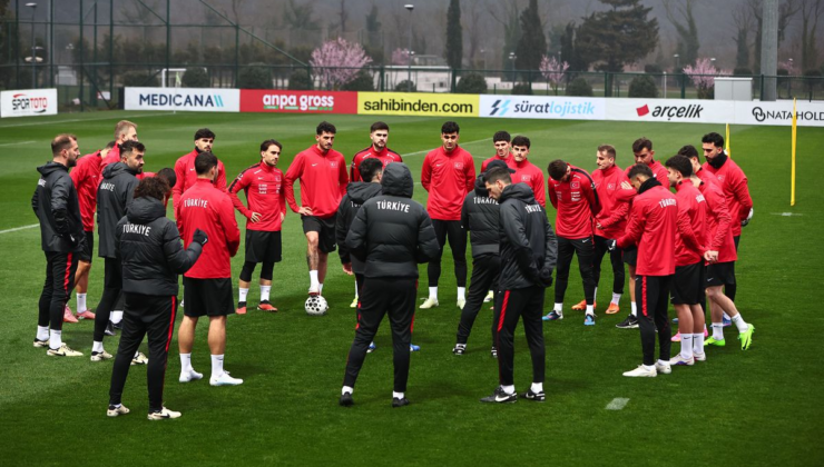 A Milli Futbol Takımı, Romanya maçının hazırlıklarına devam etti