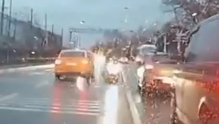 Trafikte terör estiren sürücü yakalandı. Ehliyetine el konuldu