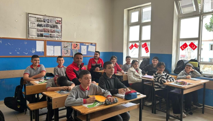 Göynücek'te Dünya Su Günü kapsamında öğrencilere eğitim düzenlendi