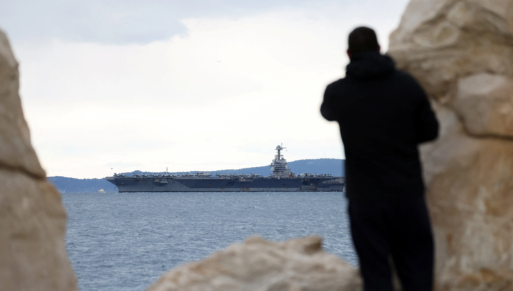 ABD’nin dev uçak gemisi Hırvatistan’da