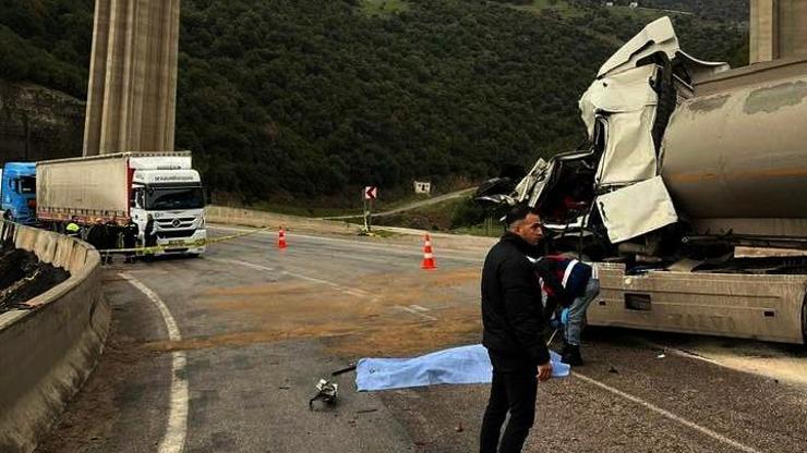 Gaziantep’te tankerler kafa kafaya çarpıştı:1 ölü, 1 yaralı