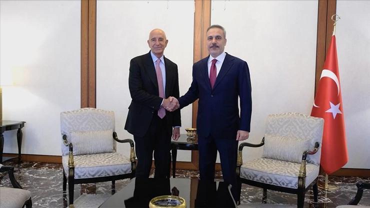 Dışişleri Bakanı Hakan Fidan, ABD'nin Ankara Büyükelçisi Barrack'ı kabul etti