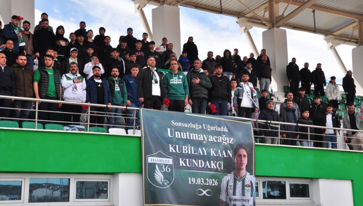 Kars 36 Spor futbolcusu Kubilay Kaan Kundakçı'yı andı