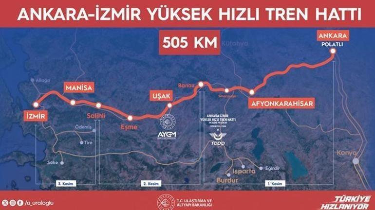 Ankara-İzmir arası hızlı tren 14 saatlik yol 3.5 saate düşecek