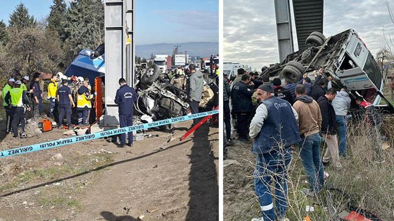 SON DAKİKA... Ankarada feci kaza Özel halk otobüsü üst geçide çarptı: 5 kişi hayatını kaybetti