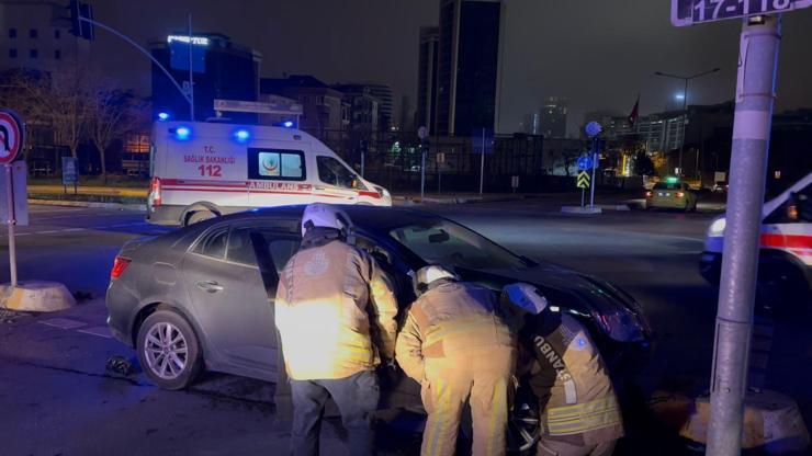 İstanbul Kartal’da iki otomobil çarpıştı: 4 yaralı