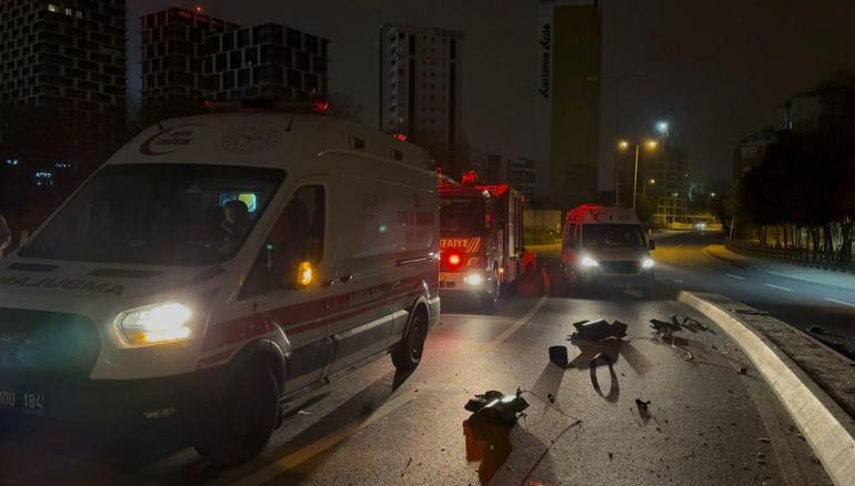 İstanbul Kartal’da iki otomobil çarpıştı: 4 yaralı