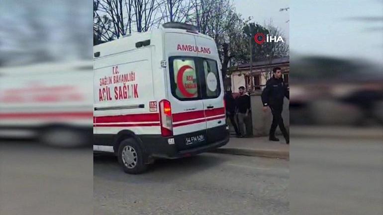 Şiddet gören kadın okul bahçesine sığındı