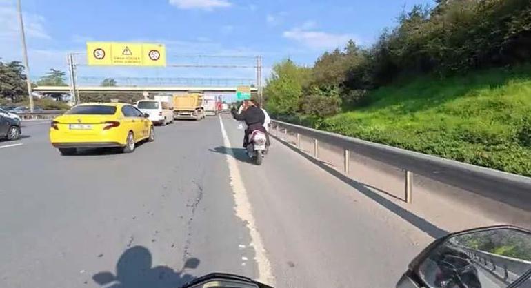 Kadına şiddet bu kez de motosiklette: Seyir halindeyken ölümden döndü