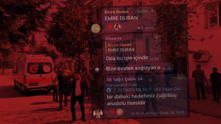 İstanbul'daki okula silahlı saldırı yazışması: 6 çocuk gözaltına alındı | 100 bin üyeli C31K grubu kapatıldı