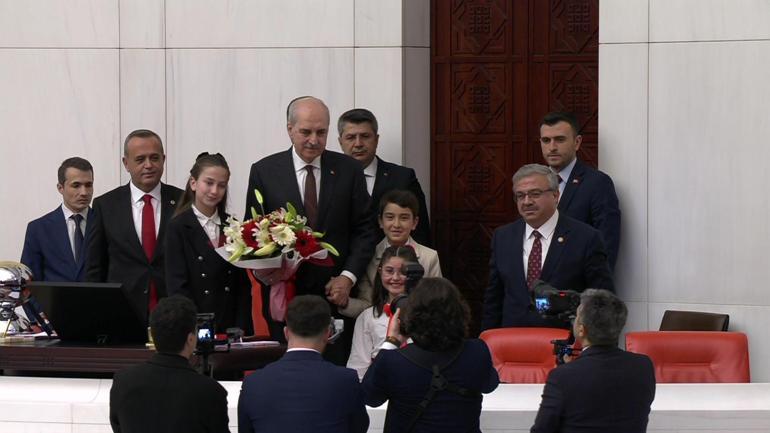 TBMMde 23 Nisan Özel Oturumu | Meclis Başkanı Kurtulmuş: Türk gençliği insanlığa örnek olacak