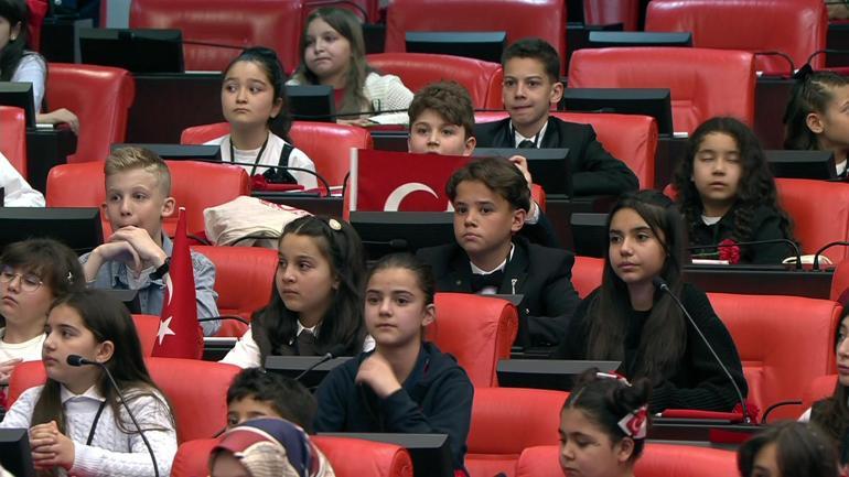 TBMMde 23 Nisan Özel Oturumu | Meclis Başkanı Kurtulmuş: Türk gençliği insanlığa örnek olacak