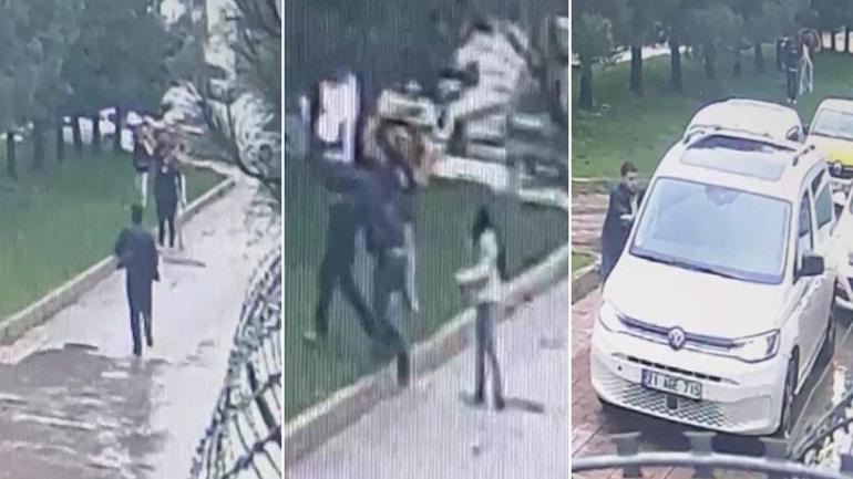 Hem suçlu hem güçlü Kameralar saniye saniye görüntüledi