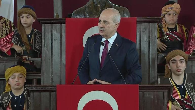 Devlet erkanı 23 Nisan töreni için Anıtkabirdeydi