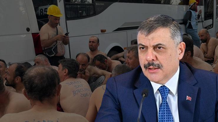 Ankara'da eylem yapan maden işçilerinin sorunları bitiyor! İçişleri Bakanı Çiftçi açıkladı