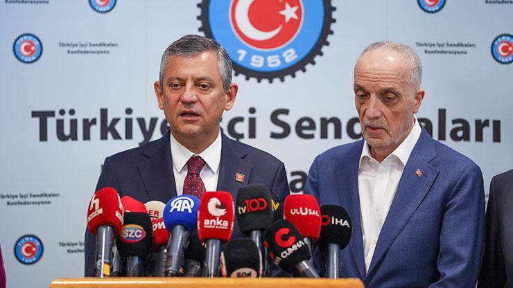 Özgür Özel, TÜRK-İŞ Genel Başkanı Atalay'ı ziyaret etti