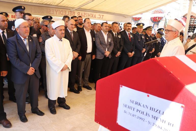 Kazada şehit olmuştu: Polis memuruna veda